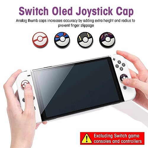 ZORBES® 8PCS Silicone Joycon Thumb Grip Caps Creative Ball Design Joy-Con Cap Suitable Controllers Switch OLED Lite ZORBES® 8PCS Silicone Joycon Thumb Grip Caps Creative Ball Design Joy-Con Cap Suitable Controllers Switch OLED Lite